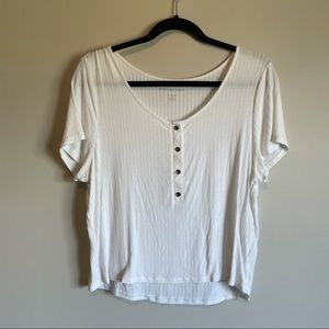 American eagle soft and sexy short sleeve crop tee